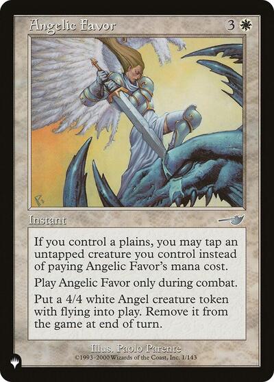 Angelic Favor (The List) Light Play