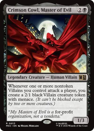 Crimson Cowl  Master of Evil|4|0|0.00