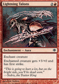 Lightning Talons (Shards of Alara) Light Play Foil