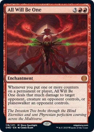 All Will Be One (Phyrexia: All Will Be One) Near Mint Foil