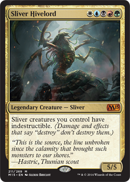Sliver Hivelord (Magic 2015 Core Set) Near Mint Foil