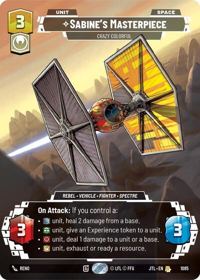 Sabine's Masterpiece Crazy Colorful (Prestige Foil) (Jump to Lightspeed) Near Mint Foil
