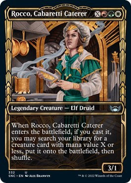 Rocco, Cabaretti Caterer (Showcase) (Streets of New Capenna) Light Play Foil