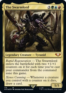 The Swarmlord (Universes Beyond: Warhammer 40K) Light Play Foil