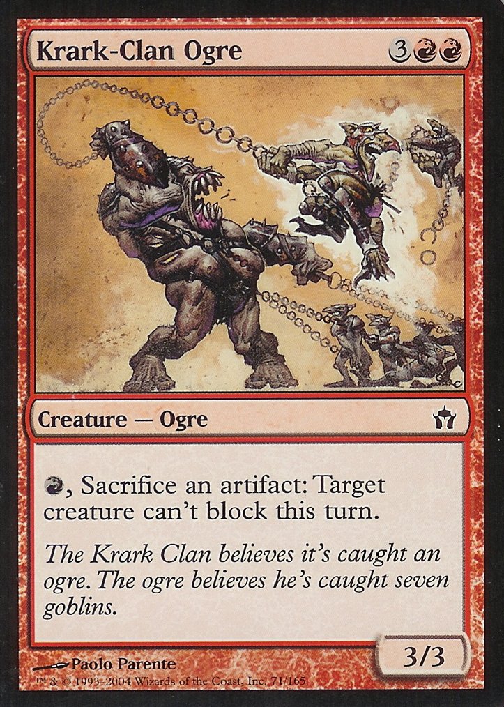 Krark-Clan Ogre (Fifth Dawn) Medium Play Foil
