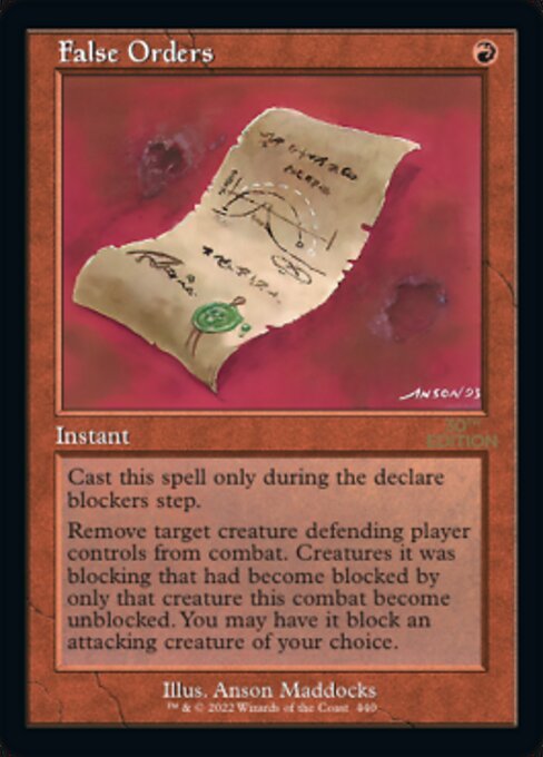 False Orders  Retro Frame|0|0|0.00