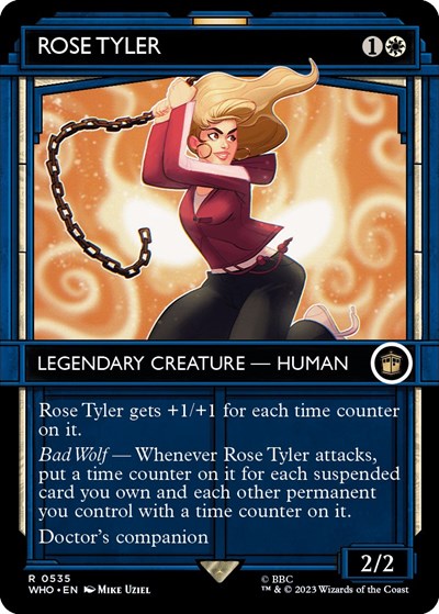 Rose Tyler (Showcase) (Universes Beyond: Doctor Who) Light Play Foil