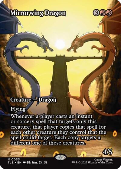 Mirrorwing Dragon (Borderless) (Avatar: The Last Airbender: Eternal-Legal) Near Mint Foil