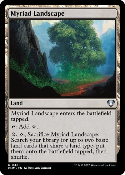 Myriad Landscape (Commander Masters) Near Mint