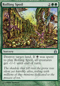Rolling Spoil (Ravnica) Medium Play Foil