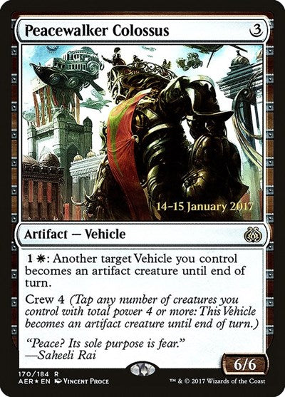 Peacewalker Colossus (Promos: Prerelease Cards) Medium Play Foil