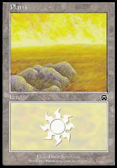 Plains (333) (Mercadian Masques) Medium Play