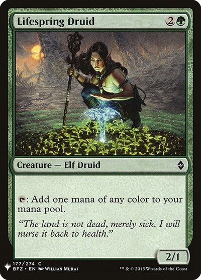 Lifespring Druid (Mystery Booster) Near Mint