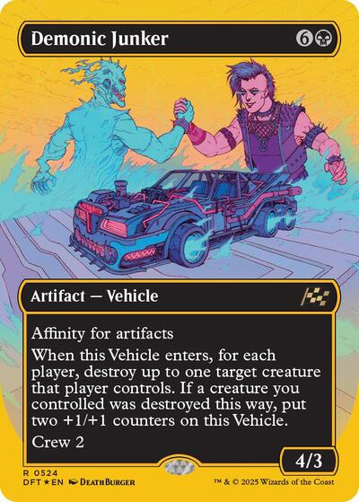 Demonic Junker  Borderless   First Place Foil|0|0|0.00