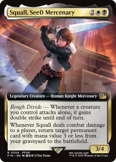 Squall, SeeD Mercenary (Extended Art) (Universes Beyond: FINAL FANTASY) Near Mint