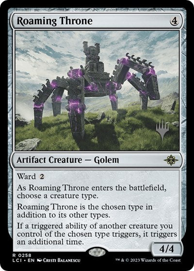 Roaming Throne (Promo Pack: The Lost Caverns of Ixalan) Light Play Foil