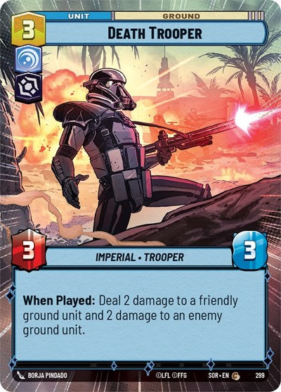 Death Trooper (Hyperspace) (Spark of Rebellion) Near Mint Foil