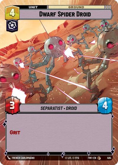 Dwarf Spider Droid (Hyperspace) (Twilight of the Republic) Near Mint Foil