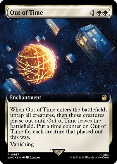 Out of Time (Extended Art) (Universes Beyond: Doctor Who) Near Mint Foil