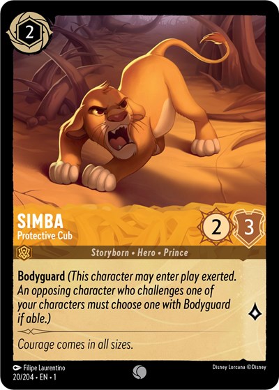 Simba - Protective Cub (The First Chapter) Near Mint