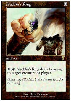 Aladdin's Ring (7th Edition) Medium Play Foil