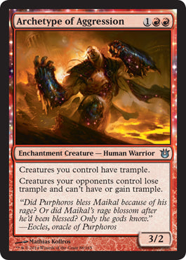 Archetype of Aggression (Born of the Gods) Light Play