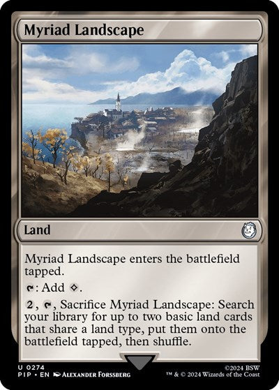 Myriad Landscape (Universes Beyond: Fallout) Light Play Foil