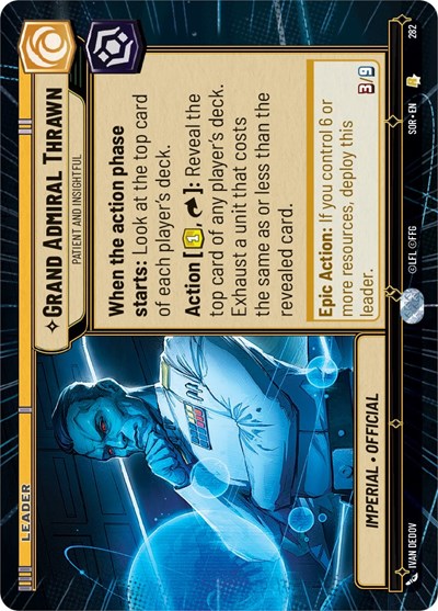 Grand Admiral Thrawn Patient and Insightful (Hyperspace) (Spark of Rebellion) Near Mint