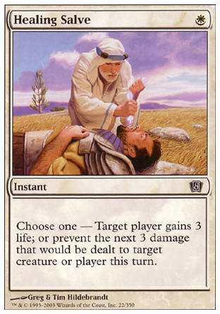 Healing Salve (8th Edition) Medium Play