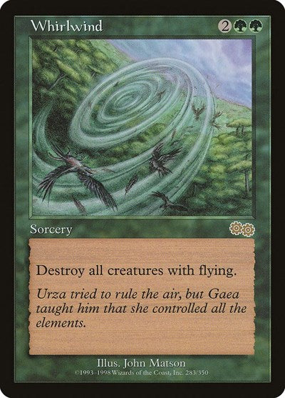 Whirlwind (Urza's Saga) Light Play