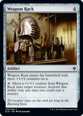 Weapon Rack (Throne of Eldraine) Light Play Foil