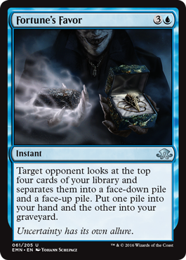 Fortune's Favor (Eldritch Moon) Light Play Foil