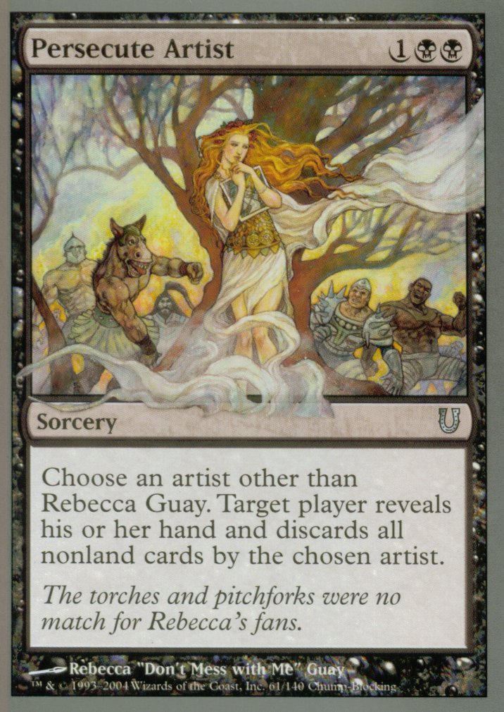 Persecute Artist (Unhinged) Light Play