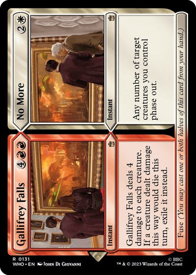 Gallifrey Falls / No More (Universes Beyond: Doctor Who) Light Play Foil