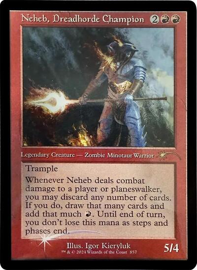 Neheb, Dreadhorde Champion (Retro Frame) (Secret Lair) Near Mint Foil