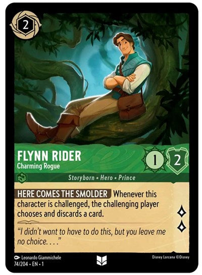 Flynn Rider (The First Chapter) Near Mint Cold Foil