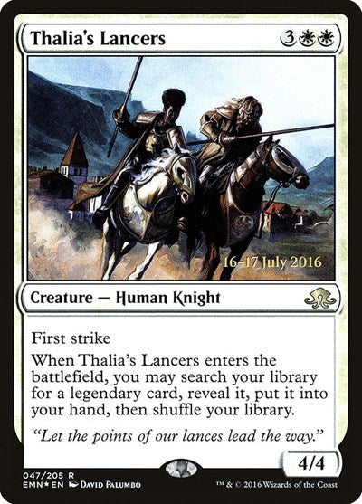 Thalia's Lancers (Promos: Prerelease Cards) Light Play Foil