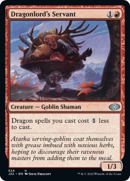 Dragonlord's Servant (Jumpstart 2022) Medium Play