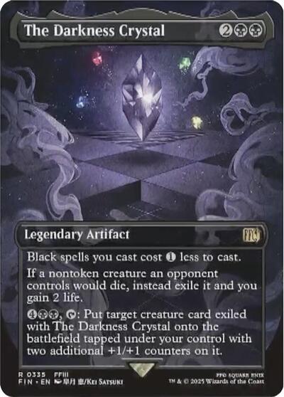 The Darkness Crystal (Borderless) (Universes Beyond: FINAL FANTASY) Light Play