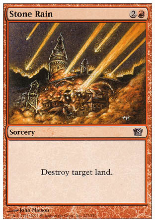 Stone Rain (8th Edition) Medium Play Foil