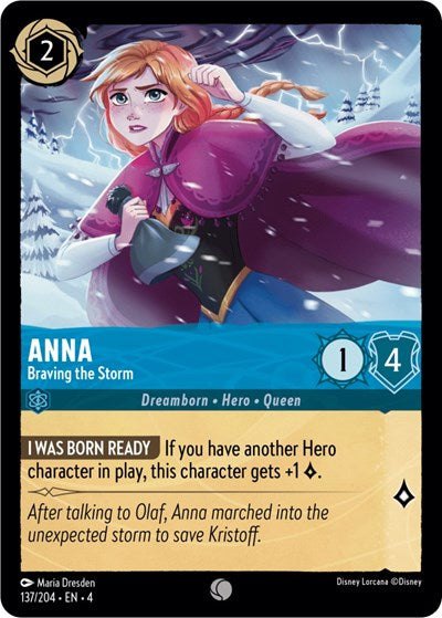 Anna - Braving the Storm (Ursula's Return) Near Mint