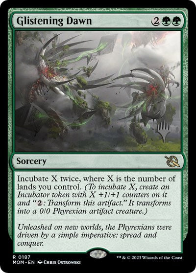 Glistening Dawn (Promo Pack: March of the Machine) Light Play Foil