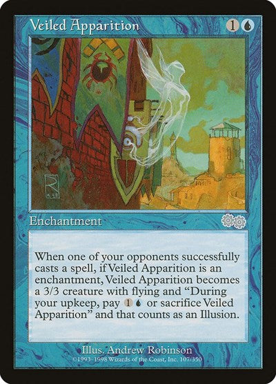 Veiled Apparition (Urza's Saga) Near Mint