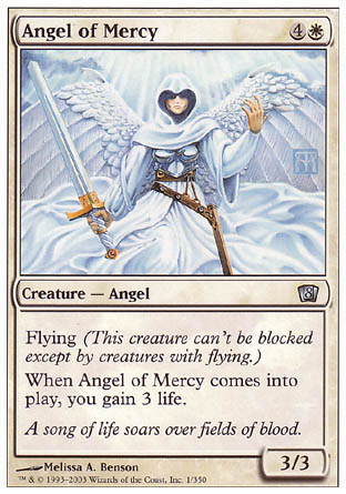 Angel of Mercy (8th Edition) Heavy Play Foil