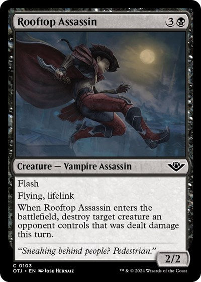 Rooftop Assassin (Outlaws of Thunder Junction) Medium Play Foil