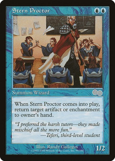 Stern Proctor (Urza's Saga) Light Play