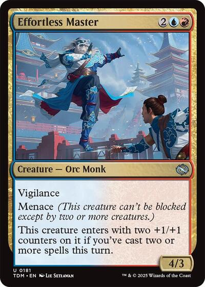 Effortless Master (Tarkir: Dragonstorm) Near Mint Foil