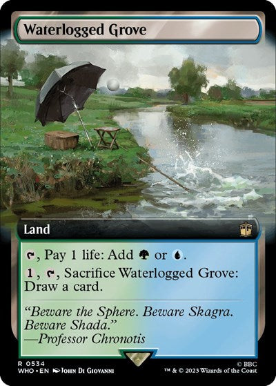 Waterlogged Grove (Extended Art) (Universes Beyond: Doctor Who) Near Mint