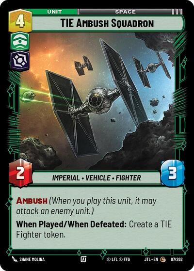 TIE Ambush Squadron (Jump to Lightspeed) Near Mint