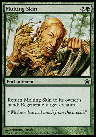 Molting Skin (Saviors of Kamigawa) Light Play Foil